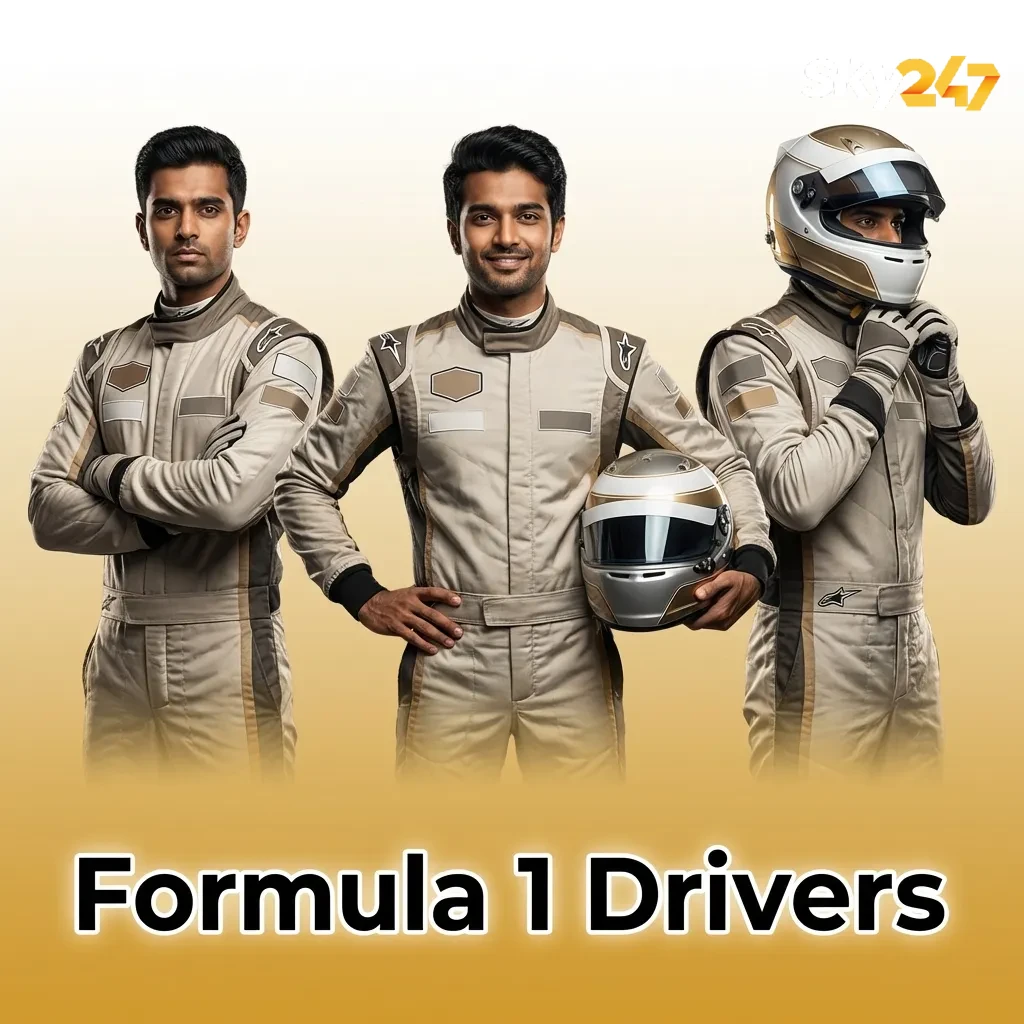 Table listing 2024 F1 teams, their two drivers, and sample championship betting odds for each driver.