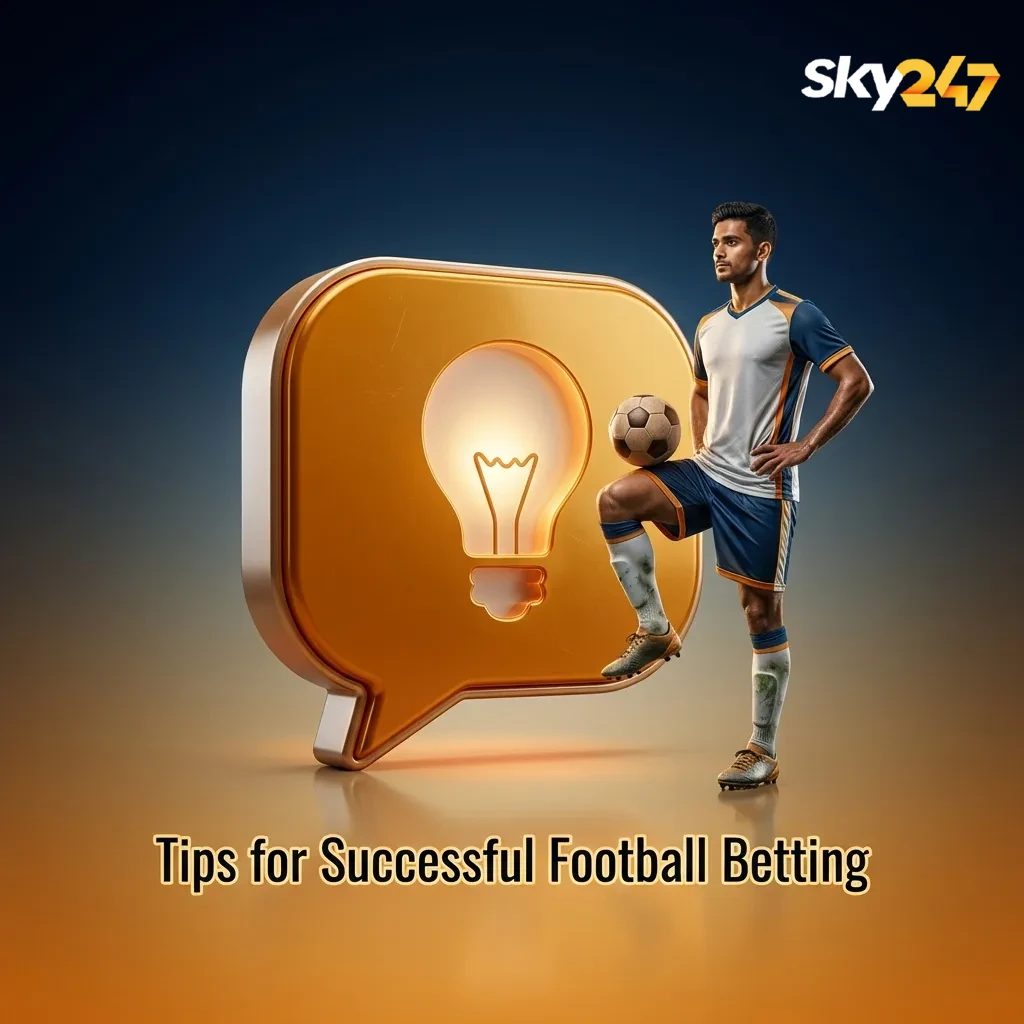 Illustrated checklist of football betting tips on tactics, player news, external factors, and bankroll management