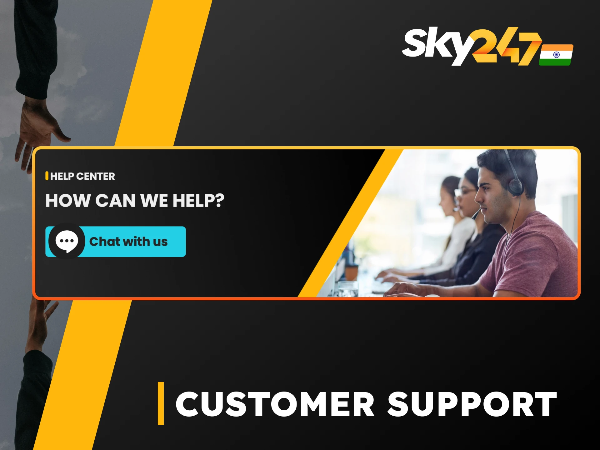 Sky247 Customer Support.