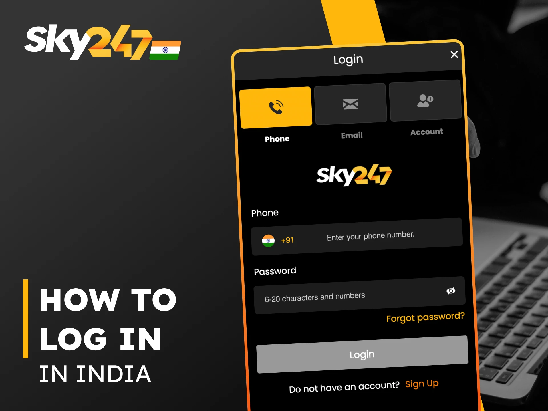 Log In to Sky247.
